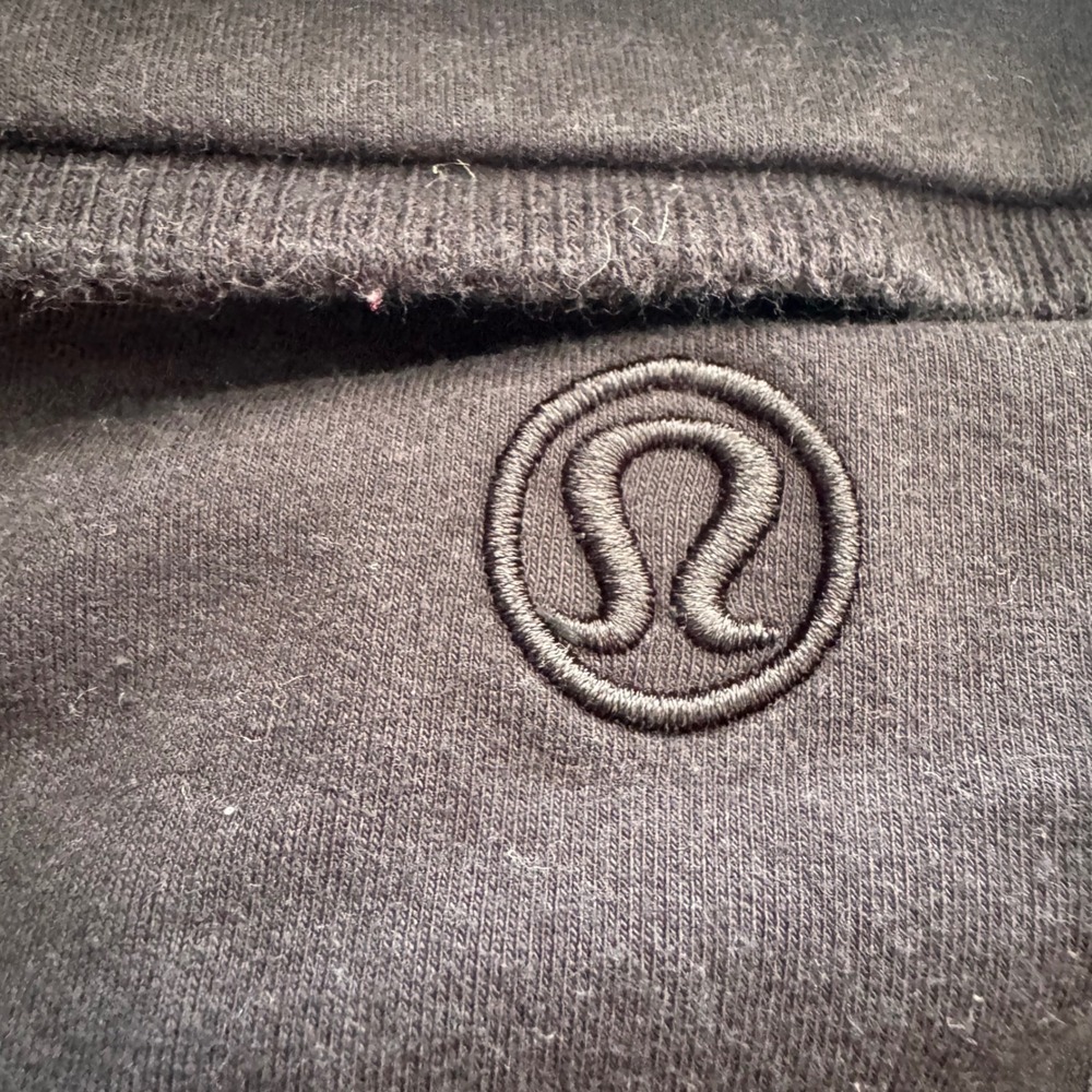 Lululemon Cowl Neck Pullover Sweatshirt Black Size 4 Long Sleeve Pockets - Picture 5 of 7